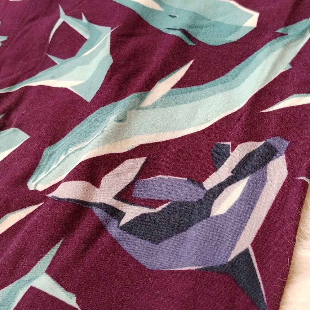 Whale and shark leggings